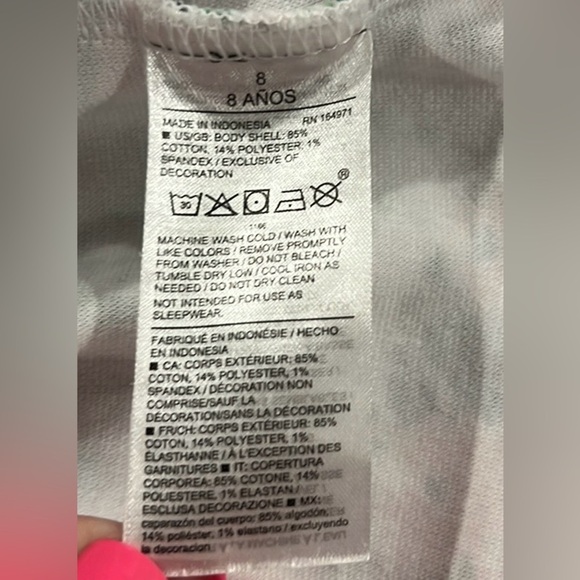 Janie & Jack girls floral tank bow sleeve dress size 8 NWOT - Picture 8 of 9